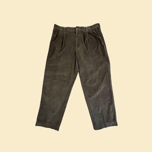Vintage 1990s LL Bean corduroy pants, size 40x32 mens brown straight leg pants